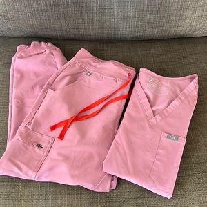 COPY - CHALK PINK. Catarina S +Zamora joggers petite med.